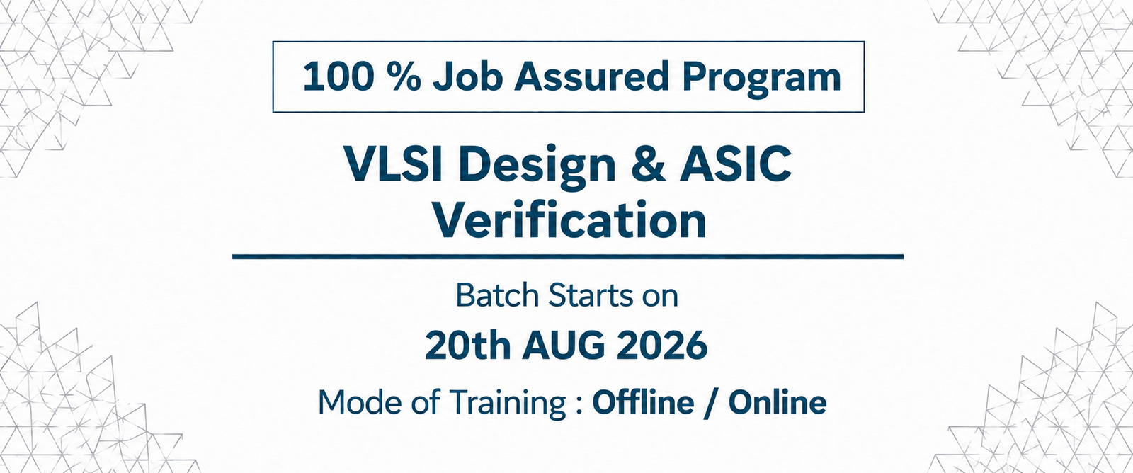 Batch dates VLSI